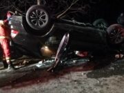 Accident grav în Mehedinţi. Şoferul a murit pe loc, după ce a pierdut controlul volanului şi s-a izbit într-un stâlp