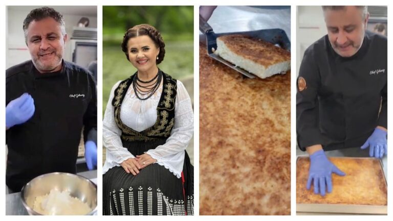 „Va ieși o rețetă delicioasă. O nebunie!” Rețeta de plăcintă cu brânză a Niculinei Stoican, pregătită de chef Gheorg!