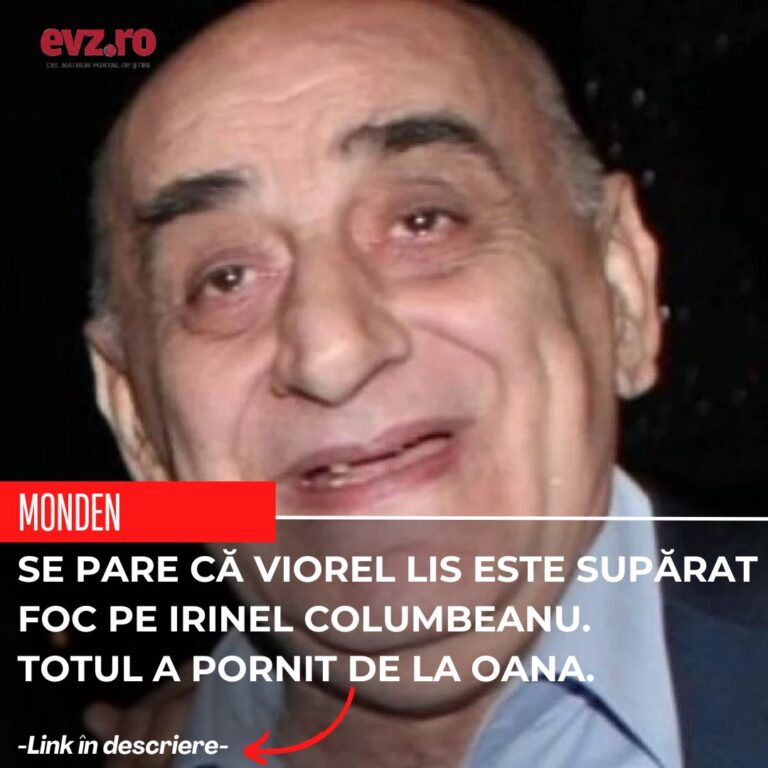 Viorel Lis, supărat pe Irinel Columbeanu. Totul a pornit de la Oana