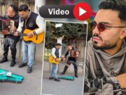 Jador, spectacol în plină stradă! A cântat și a strâns donații de la trecători