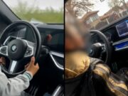 Bărbatul din Dâmbovița care și-a lăsat la volan copiii de 10 și 12 ani, pe un drum public, a fost reținut