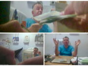 FOTO Primele imagini cu Nelu Tătaru în cabinet cu diverse sume de bani pe birou