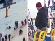 De pe pârtie, direct la spital! O fetiță în vârstă de 8 ani a ajuns pe mâinile medicilor după ce un bărbat s-a răsturnat cu sania peste ea, în Borșa