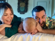 Cum au petrecut Smiley și Gina Pistol noaptea de Revelion. Fiica lor, Josephine a fost în centrul atenției