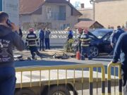 Accident pe DN6 în Strehaia: Un șofer de TIR bulgar a intrat pe contrasens și a lovit un alt autovehicul| Autotrenul a intrat direct într-o casă