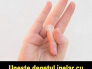 Unește degetul inelar cu degetul mare și așteaptă câteva secunde și vei simți asta
