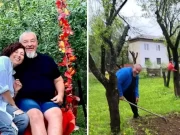 Bodo, soția și copiii adoptați locuiesc la țară, în Argeș. Cum arată moșia de la Dobrești