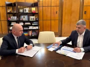Marcel Ciolacu l-a primit pe Ilie Bolojan la Guvern: Avem nevoie de decizii care să întărească securitatea țării noastre și a UE