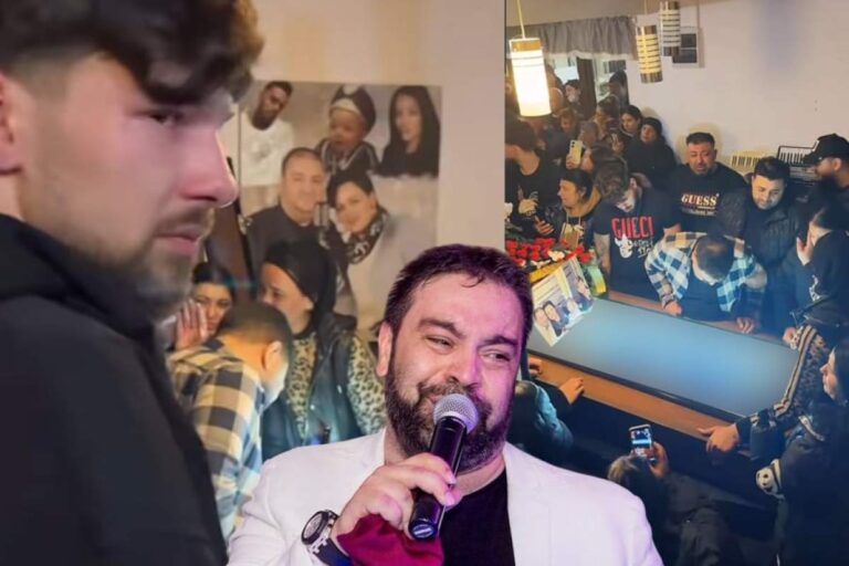 Imaginile durerii, la priveghiul lui Paul Fantezie. Florin Salam devastat, Liviu Puștiu cântă printre suspine / FOTO
