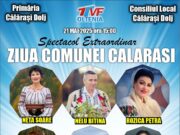 SUPER SPECTACOL LA CĂLĂRAȘI, JUD. DOLJZIUA COMUNEI – 21 MAI 2025