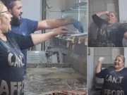 Diana Șoșoacă, bătaie cu făină într-o pizzerie și mesaje pentru politicieni VIDEO