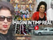 EXCLUSIV. Imagini dureroase de la înmormântarea lui Mircea Cîmpeanu! Familia și vedetele își iau rămas bun