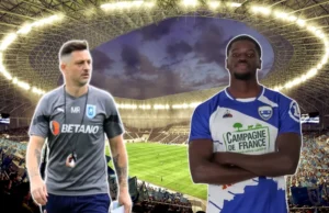 Universitatea Craiova și-a luat atacant de careu! Imagini cu „dubla” spectaculoasă pe care Steven Nsimba a reușit-o în Franța. Video