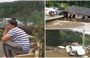 Localnicii din Broșteni privesc neputincioși în fața dezastrului: „Stau şi mă uit că suntem lipsiţi de putere”