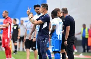 Mirel Rădoi a dispărut 2 minute de pe bancă în timpul meciului. Moment inedit în Universitatea Craiova – Hermannstadt