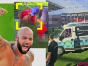 „Mi-a trosnit cervicala”. Giani Kiriță, prima reacție după ce s-a accidentat și a avut nevoie de intervenția ambulanței, la un meci caritabil. EXCLUSIV