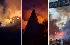 Incendiu de proporții în Râșnov, la o unitate turistică. Pensiunea și restaurantul au ars complet. Update