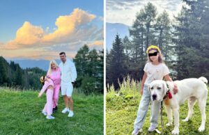 Vacanță cu peripeții la Sinaia: Elena Udrea, față în față cu un urs, salvată de câine