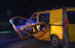 FOTO Accident înfiorător în Gorj: Un microbuz și un autoturism s-au lovit violent – ISU raportează nouă victime