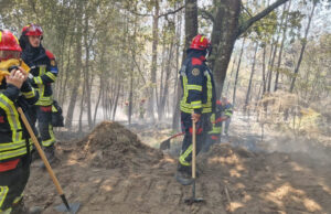 Zeci de pompieri români se luptă cu incendiile devastatoare din Spania