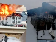 Incendiu devastator la un hotel din Prahova. Două persoane, muncitori străini, sunt dispărute. Update