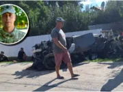 Un tânăr militar din Armata Română s-a urcat beat la volan și a făcut mașina praf. Acesta s-a răsturnat și s-a izbit de un gard, în Iași. Video