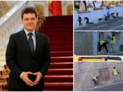 Nicușor Dan își repară gardul. Cât costă și cine execută lucrările la Palatul Cotroceni