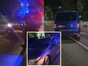 Incident halucinant în Capitală. Un șofer drogat a intrat cu mașina în poarta Ambasadei Rusiei