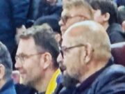 Cătălin Drulă, surprins alături de Cristian Popescu Piedone, pe stadion