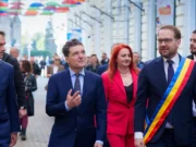 Susținătorii lui Călin Georgescu l-au huiduit pe Nicușor Dan, la Timișoara