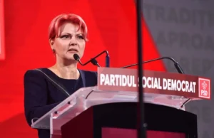 Lia Olguţa Vasilescu îi dă un ultimatum lui Bolojan de la tribuna congresului PSD: „Suntem puşi doar în geam, atunci când vine factura, mai bine ieşim de la guvernare”