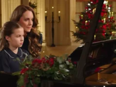 Crăciun cu Emoție la Casa Regală Britanică. Catherine, prințesa de Wales, și fiica sa, duet la pian