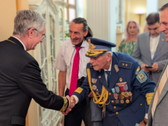 FOTO O ultimă salvă de tun de la Moscova: Ambasada Rusiei, mesaj către familia generalului Radu Theodoru