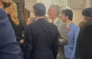 Nicușor Dan nu se leapădă de Matei Păun. Controversatul om de afaceri cu opinii pro-ruse, prezent la recepția de Ziua Națională – VIDEO