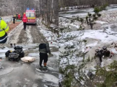 Misiune contracronometru în Munții Vrancei. Două persoane au fost rănite după ce au căzut cu ATV-ul în Râul Putna