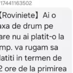 CNAIR avertizează asupra unei tentative de fraudă privind plata taxei de drum