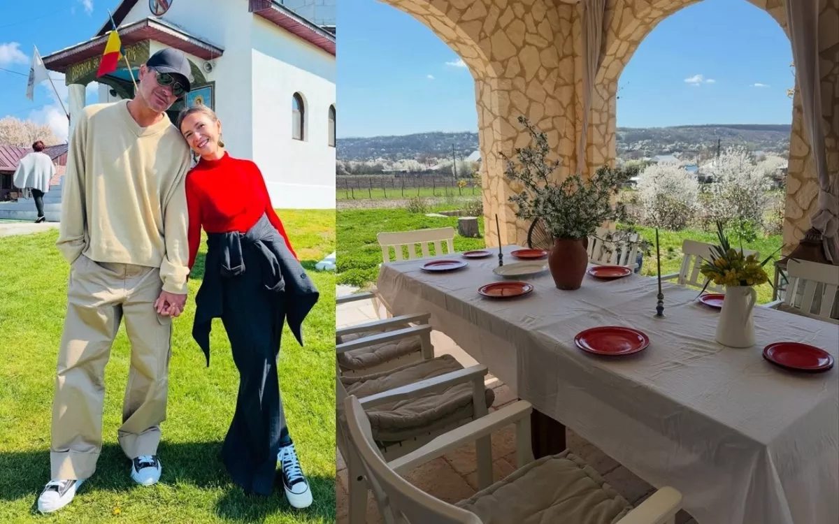 Adela Popescu și Radu Vâlcan, sărbători de vis la Șușani. „Am avut casa plină”